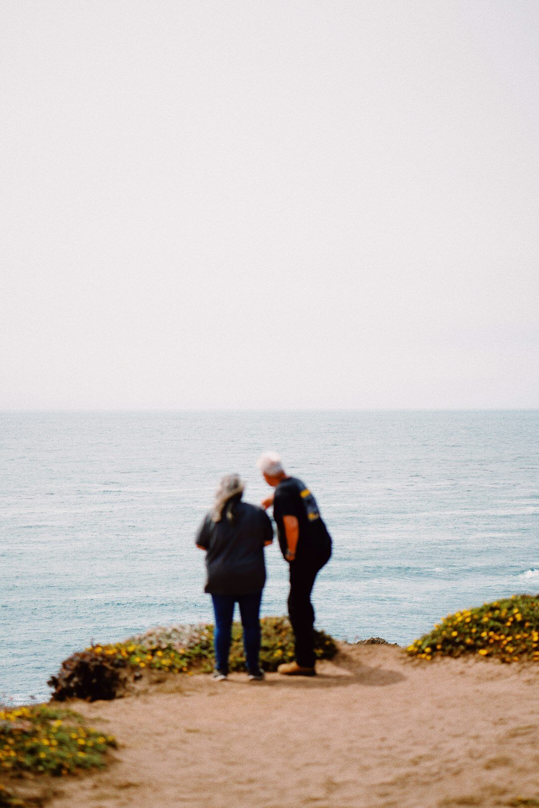 active senior couple in nature