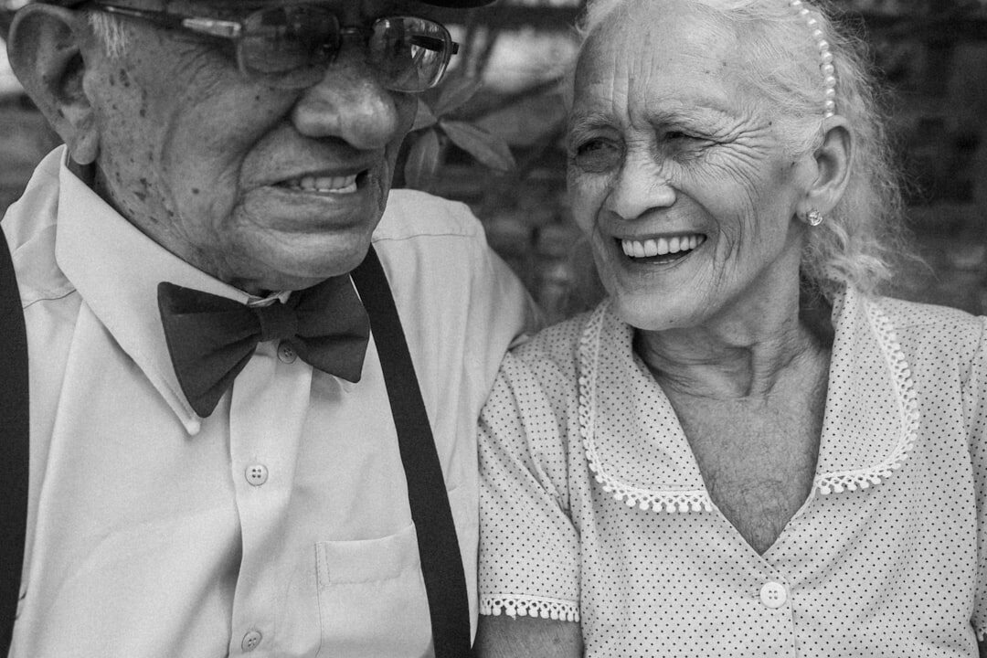 croatian seniors smiling together