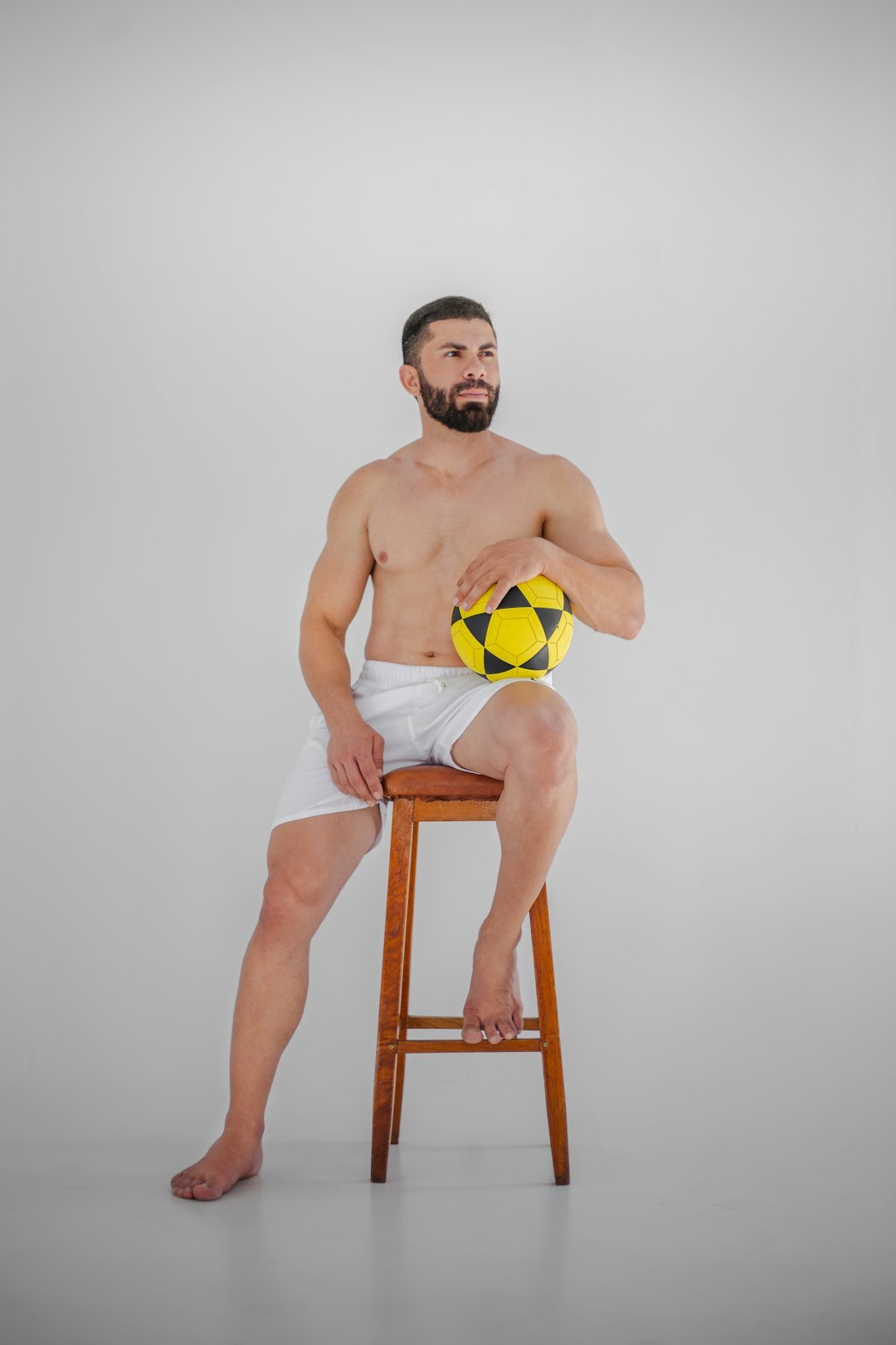 Studio portrait of a friendly middle-aged Croatian man activities manager
